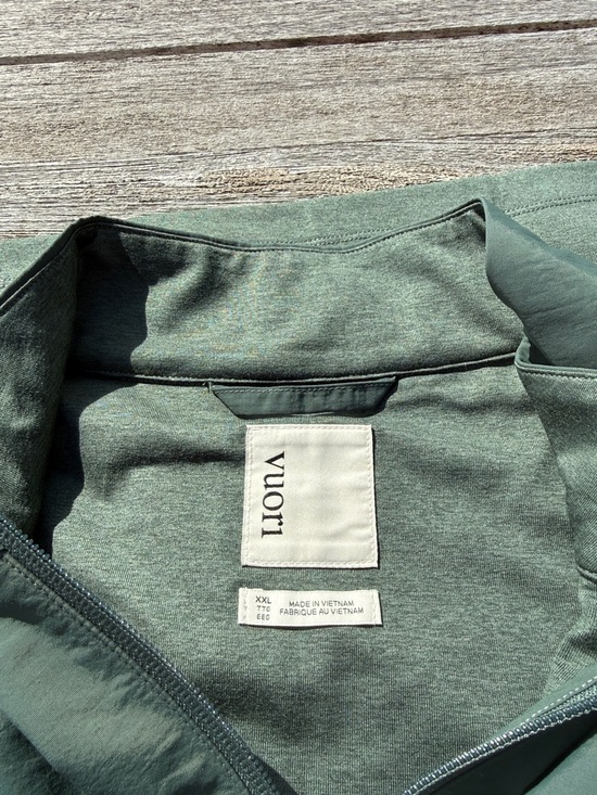 Vuori Men's Sunday Element Track Jacket agate Green size XXL NWT